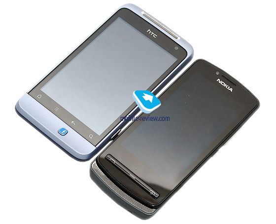 HTC Salsa (зліва) і Nokia 700: