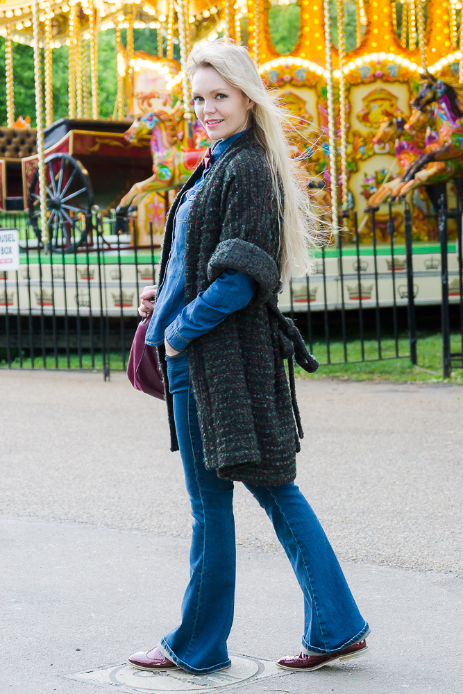 Образ з джинсами кльош Miss Sixty, Лондон