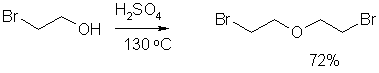 Прості ефіри утворюються з спиртів при дії кислот, що володіють водовіднімаючих властивостями, таких як H2SO4 або поліфосфорна кислота
