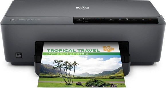 Подивитися детальну інформацію та придбати кольоровий струменевий принтер HP OfficeJet Pro 6230 з Wi-Fi (E3E03A)