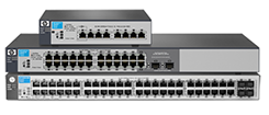 Комутатори HP 1810 Series є керовані комутатори Gigabit Ethernet і Fast Ethernet 2-го рівня з фіксованою конфігурацією, розроблені для невеликих підприємств, які потребують простих в управлінні рішеннях з базовою функціональністю