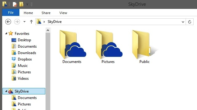 Глибока інтеграція SkyDrive з Провідником