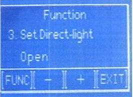 Включення / вимикання світлового індикатора